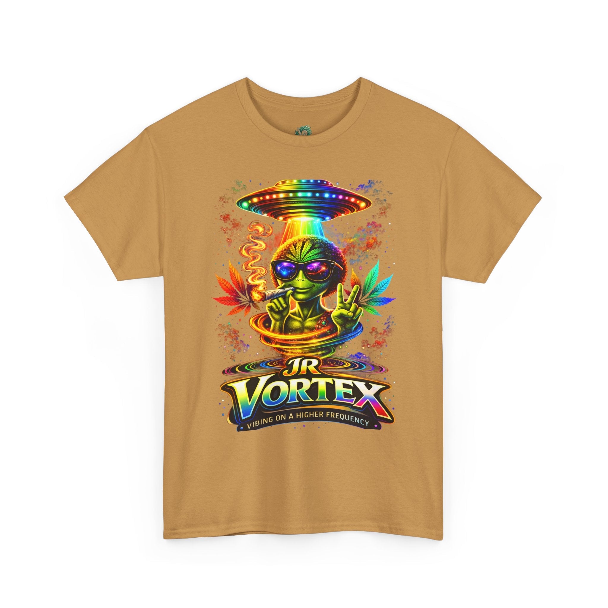 JR Vortex Alien UFO Tee – Psychedelic Streetwear T-Shirt | Vibing on a Higher Frequency
