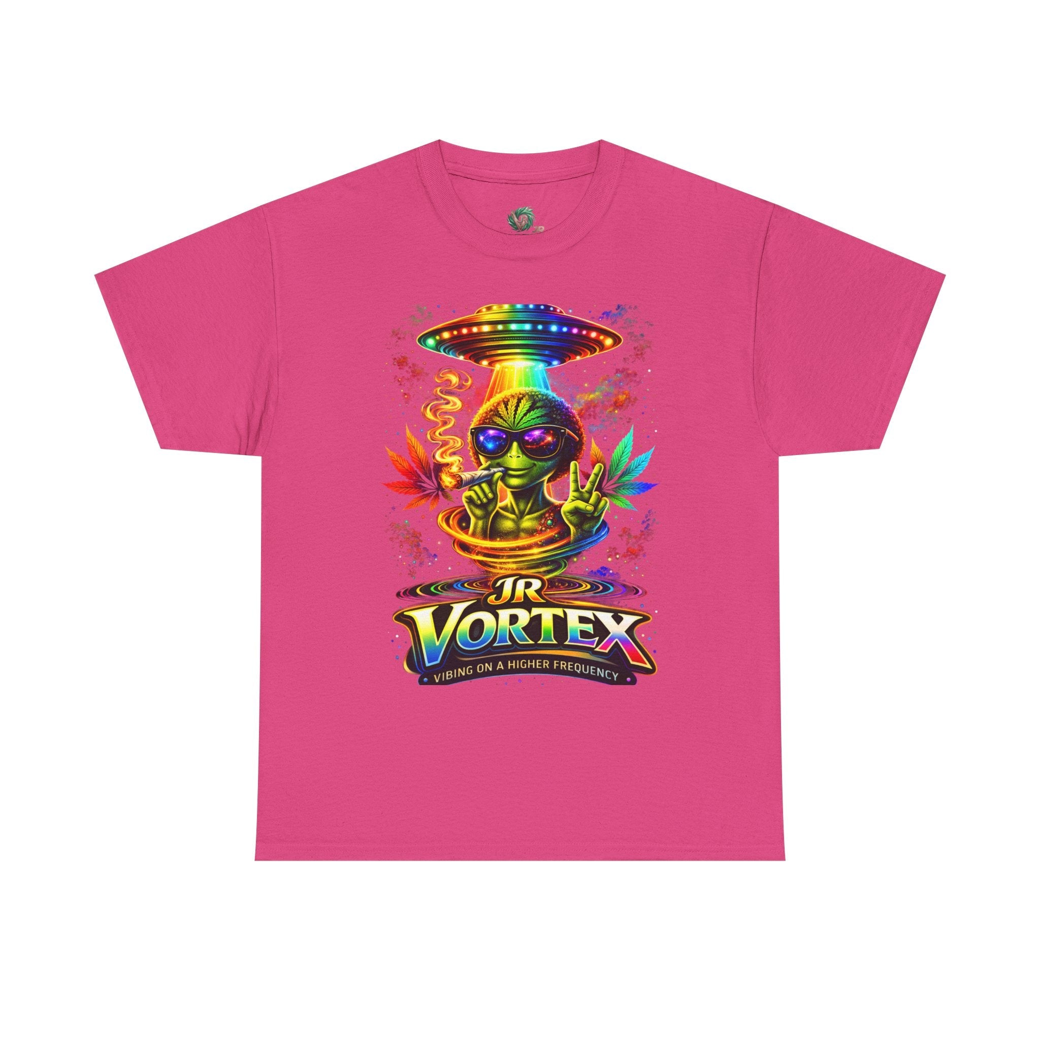 JR Vortex Alien UFO Tee – Psychedelic Streetwear T-Shirt | Vibing on a Higher Frequency