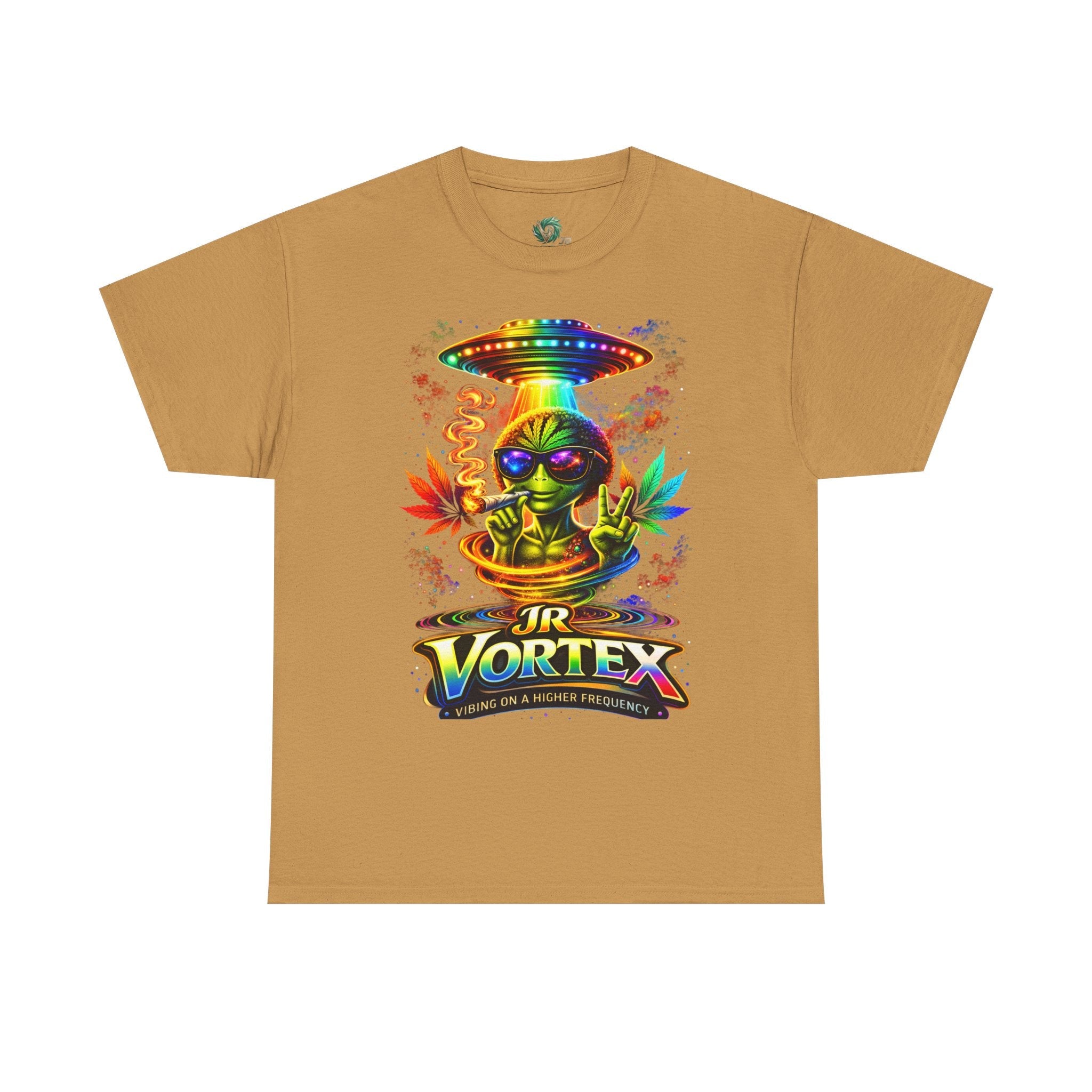 JR Vortex Alien UFO Tee – Psychedelic Streetwear T-Shirt | Vibing on a Higher Frequency