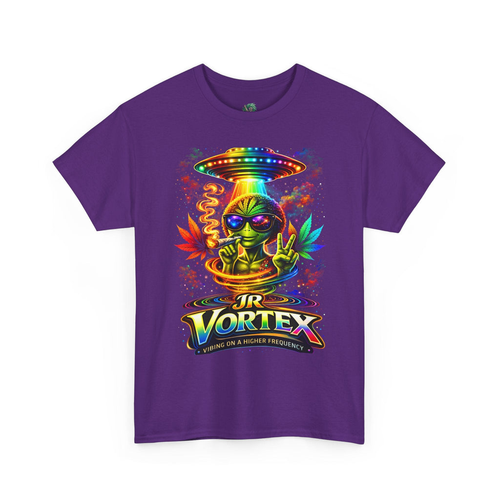 JR Vortex Alien UFO Tee – Psychedelic Streetwear T-Shirt | Vibing on a Higher Frequency