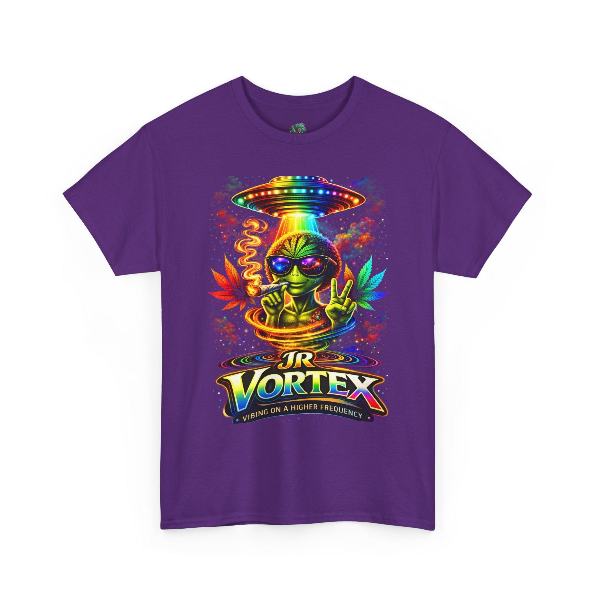JR Vortex Alien UFO Tee – Psychedelic Streetwear T-Shirt | Vibing on a Higher Frequency