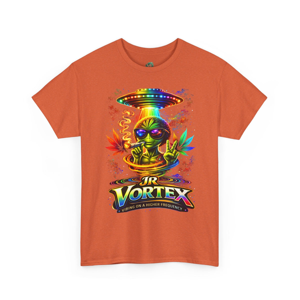 JR Vortex Alien UFO Tee – Psychedelic Streetwear T-Shirt | Vibing on a Higher Frequency