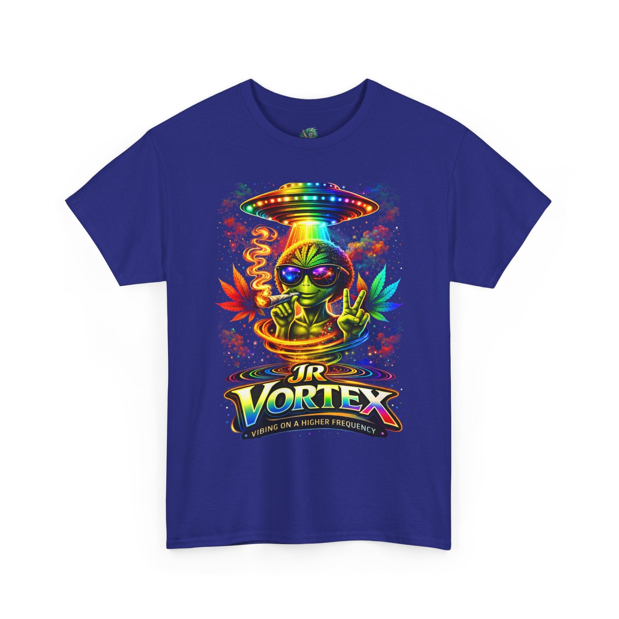 JR Vortex Alien UFO Tee – Psychedelic Streetwear T-Shirt | Vibing on a Higher Frequency