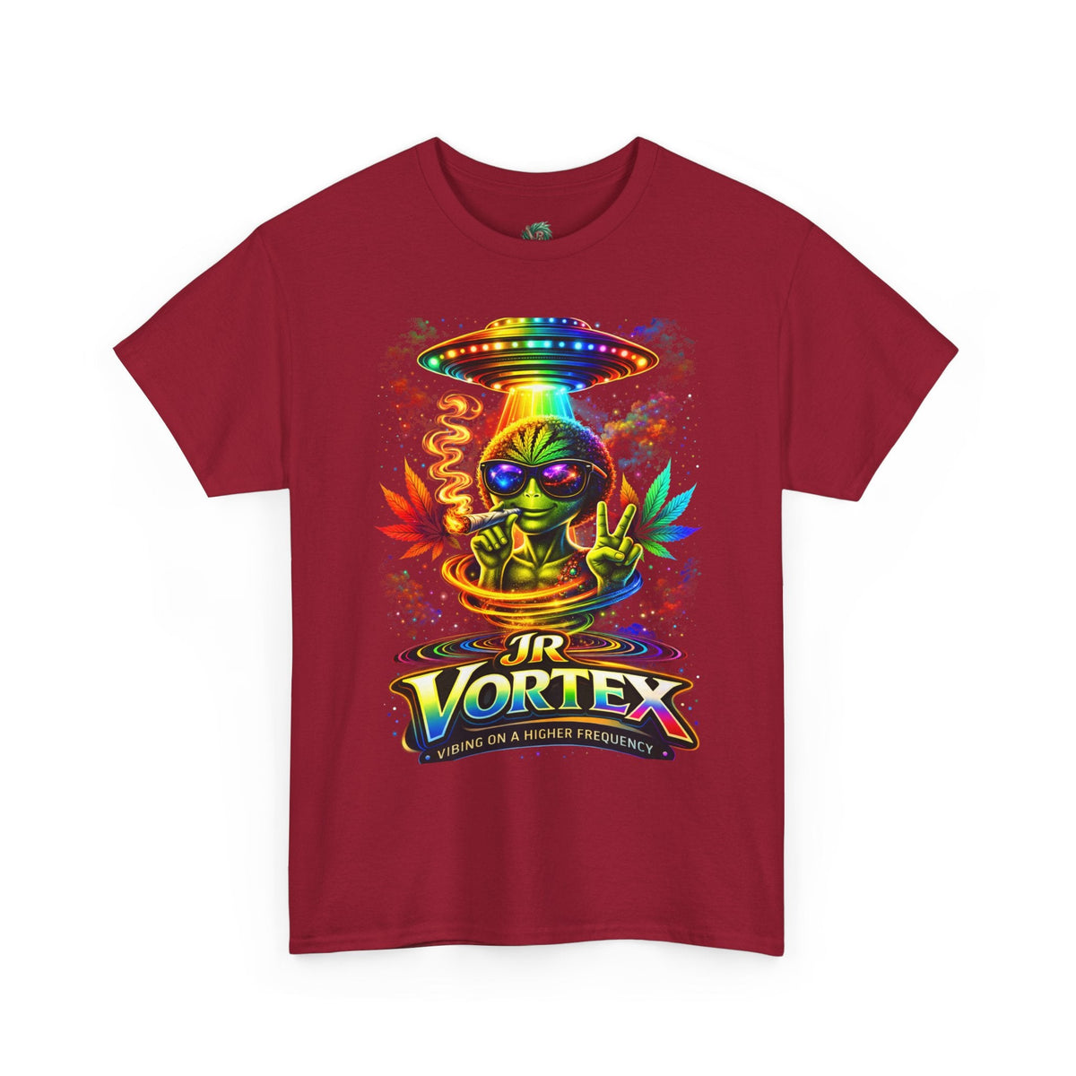 JR Vortex Alien UFO Tee – Psychedelic Streetwear T-Shirt | Vibing on a Higher Frequency