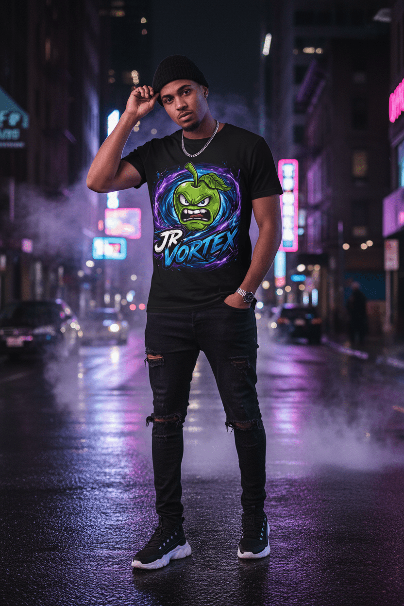 JR Vortex Tee Lifestyle Shot