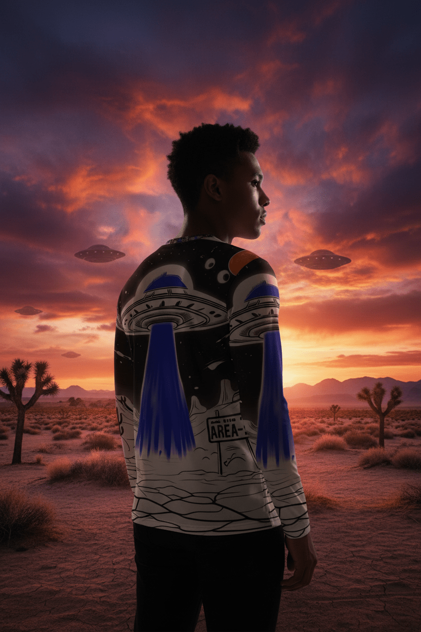 Cosmic UFO Shirt Desert