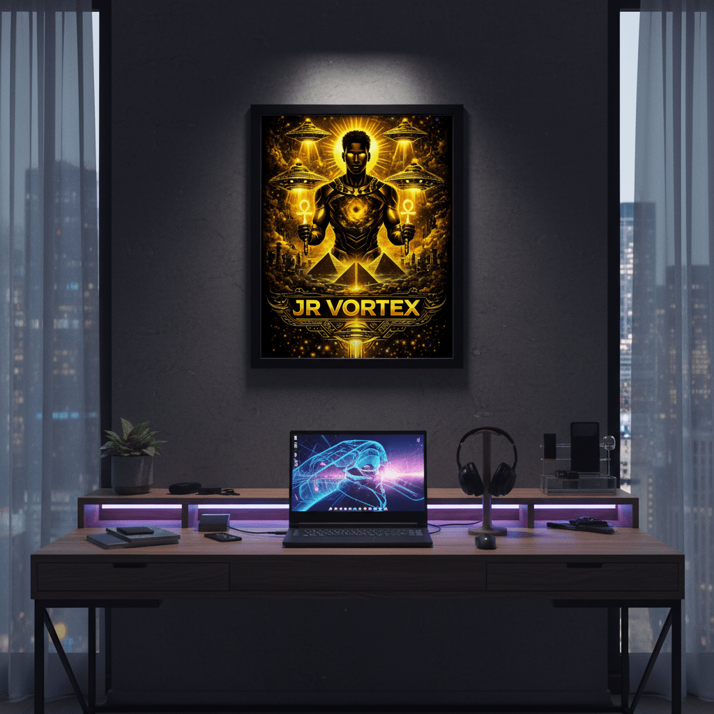 JR Vortex Poster Desk Gaming Lifestyle