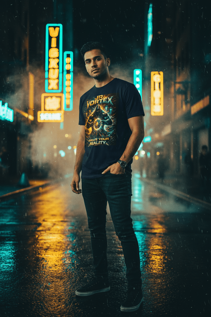 Neon Street Scene