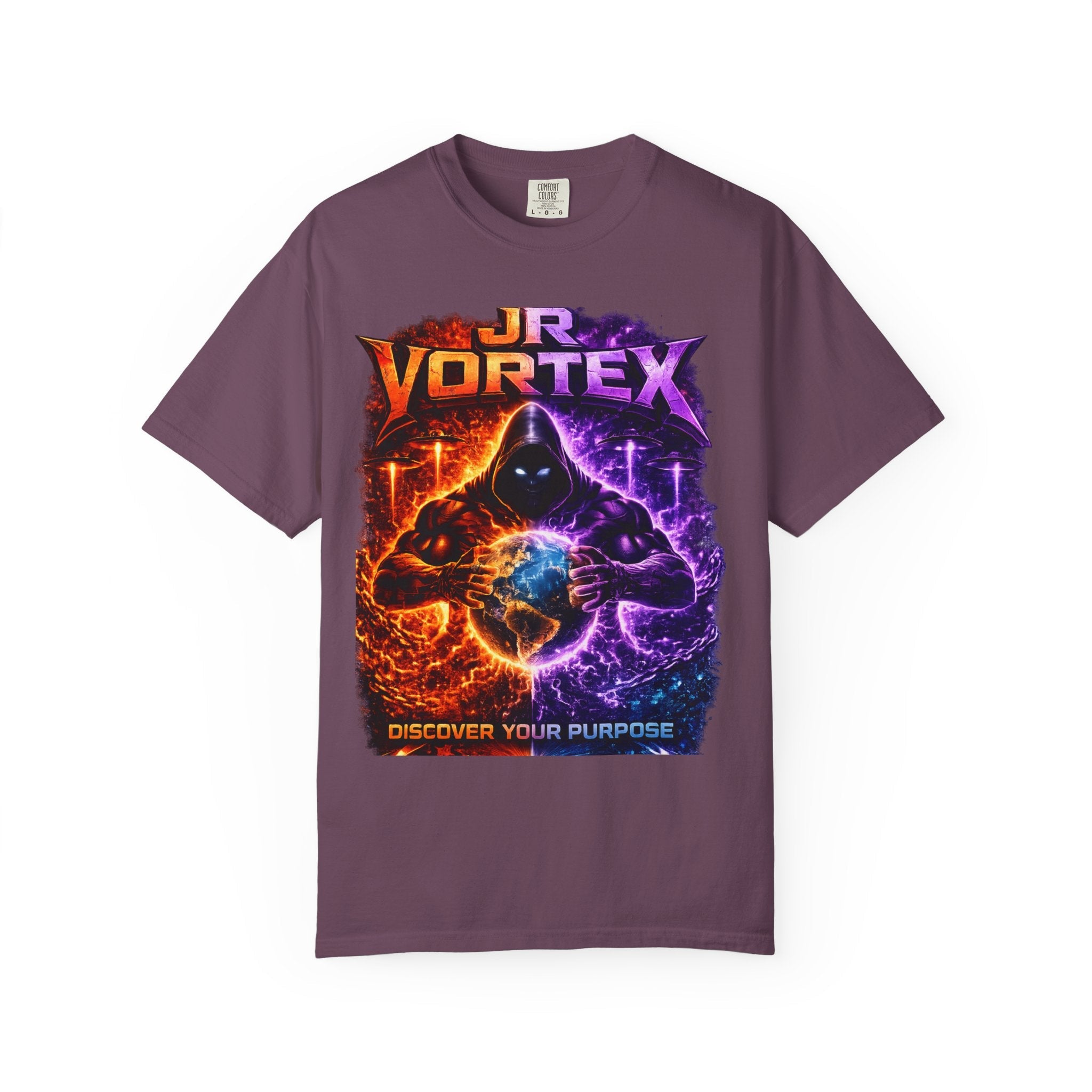 JR Vortex 'Discover Your Purpose' Graphic T‑Shirt Printify