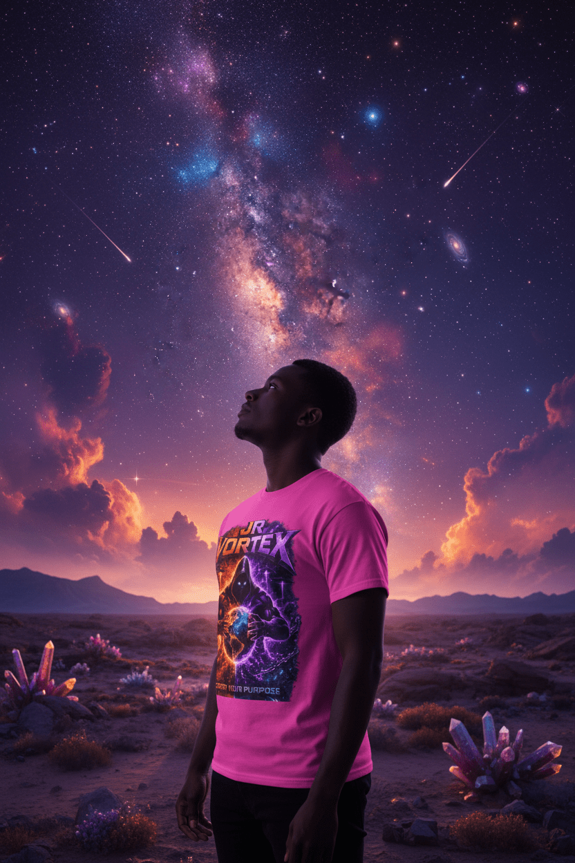 Cosmic Desert Scene