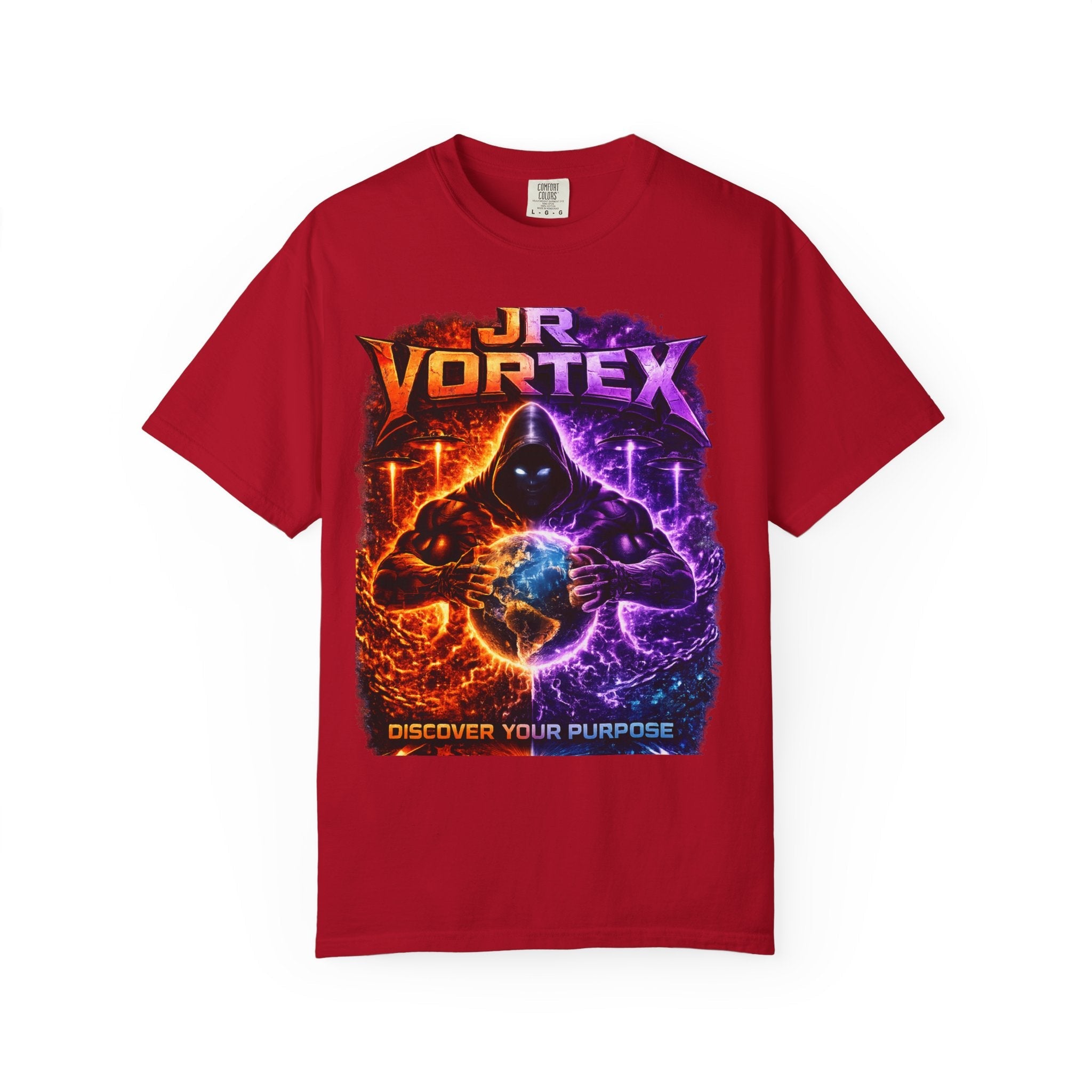 JR Vortex 'Discover Your Purpose' Graphic T‑Shirt Printify