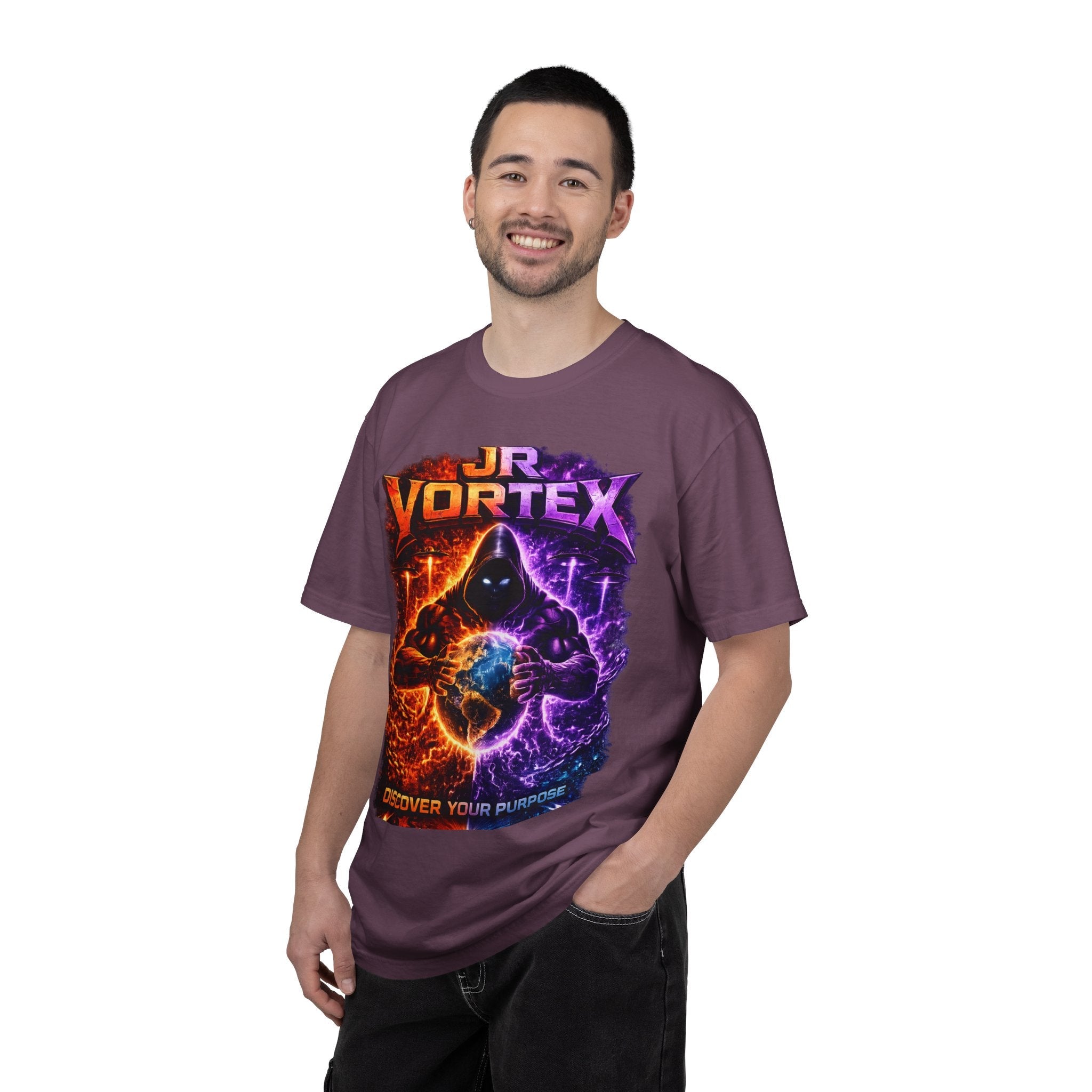 JR Vortex 'Discover Your Purpose' Graphic T‑Shirt Printify