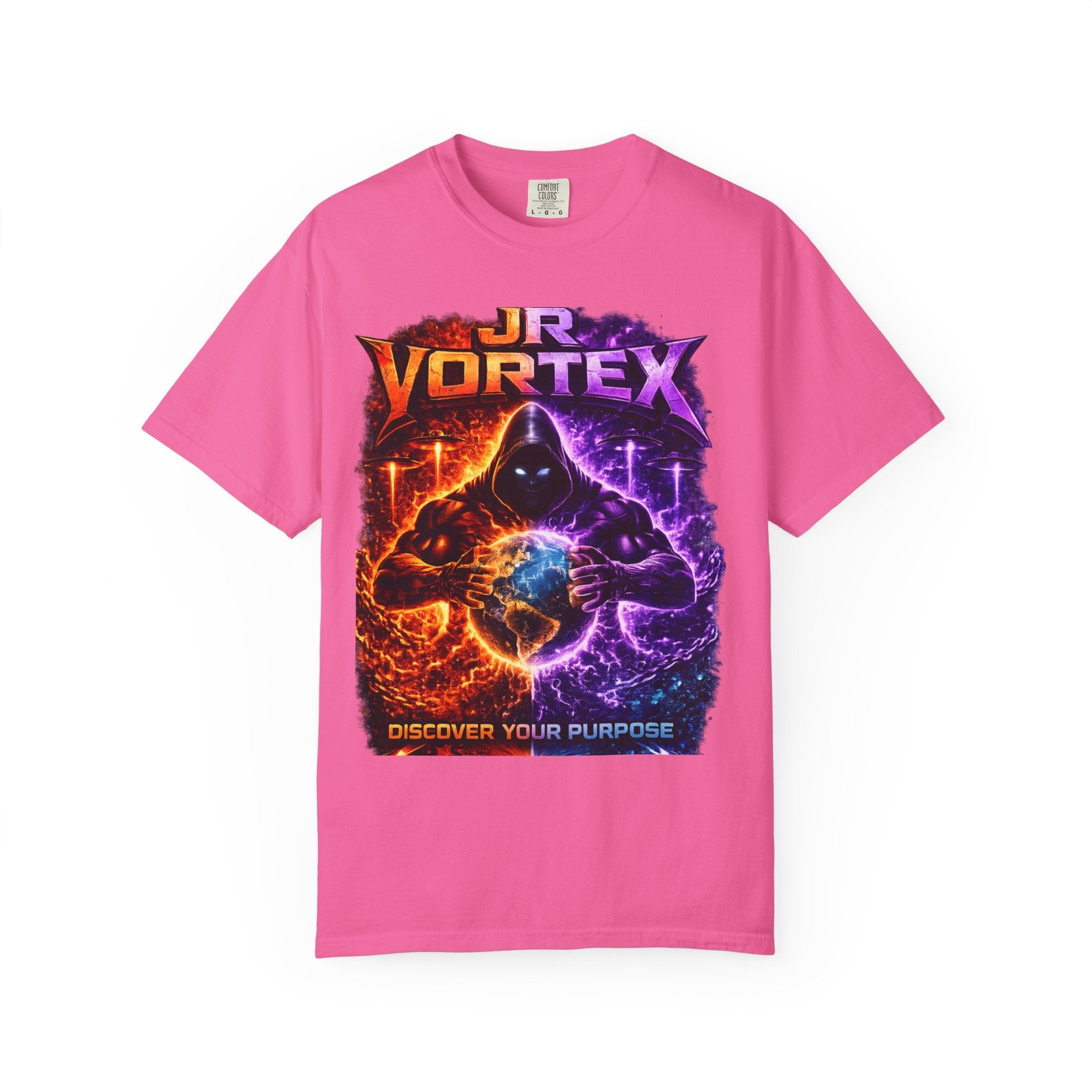 JR Vortex 'Discover Your Purpose' Graphic T‑Shirt Printify