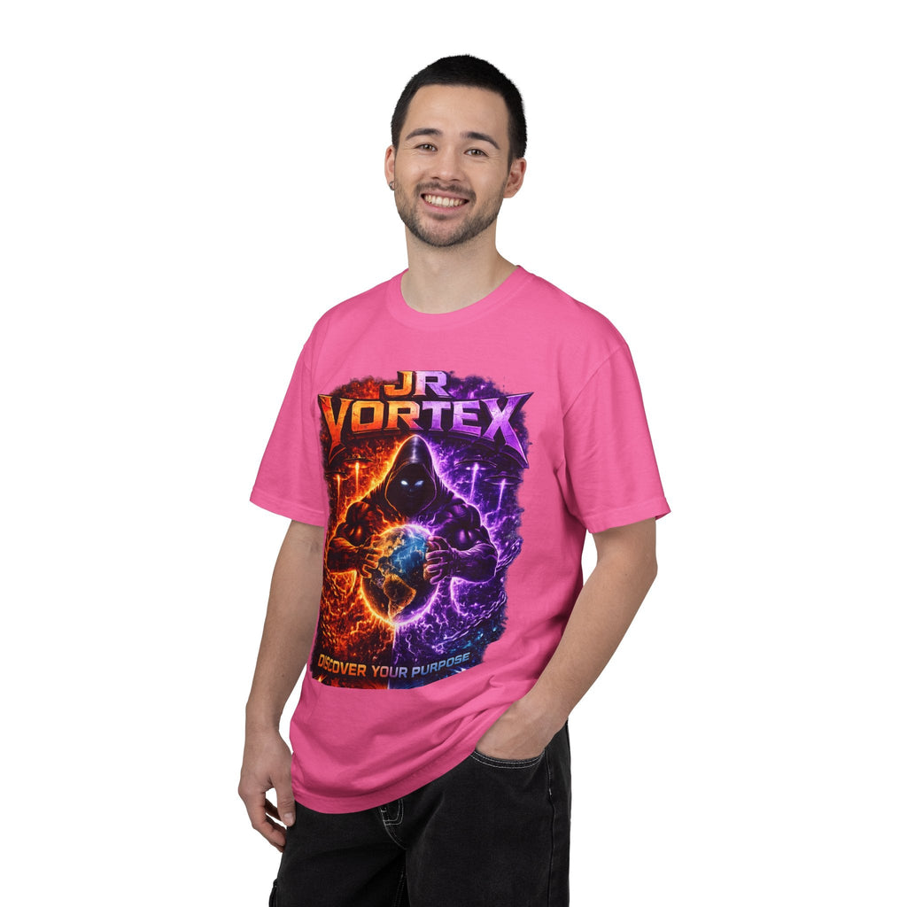 JR Vortex 'Discover Your Purpose' Graphic T‑Shirt Printify