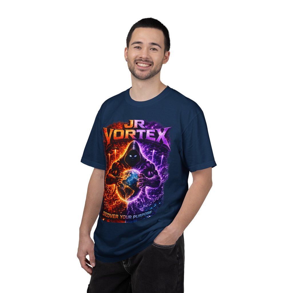 JR Vortex 'Discover Your Purpose' Graphic T‑Shirt Printify