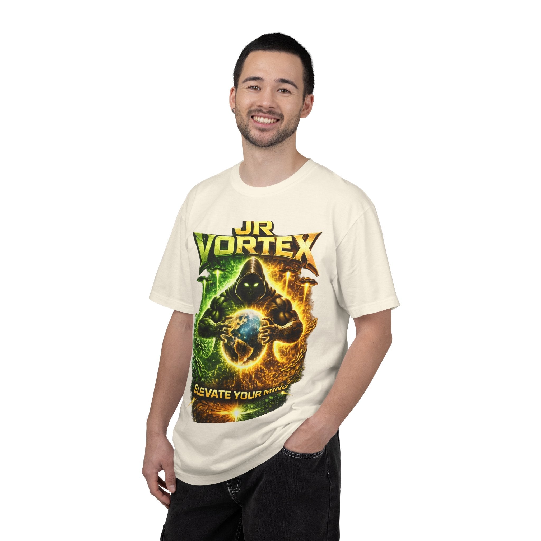 JR Vortex "Elevate Your Mind" Graphic T-Shirt Printify