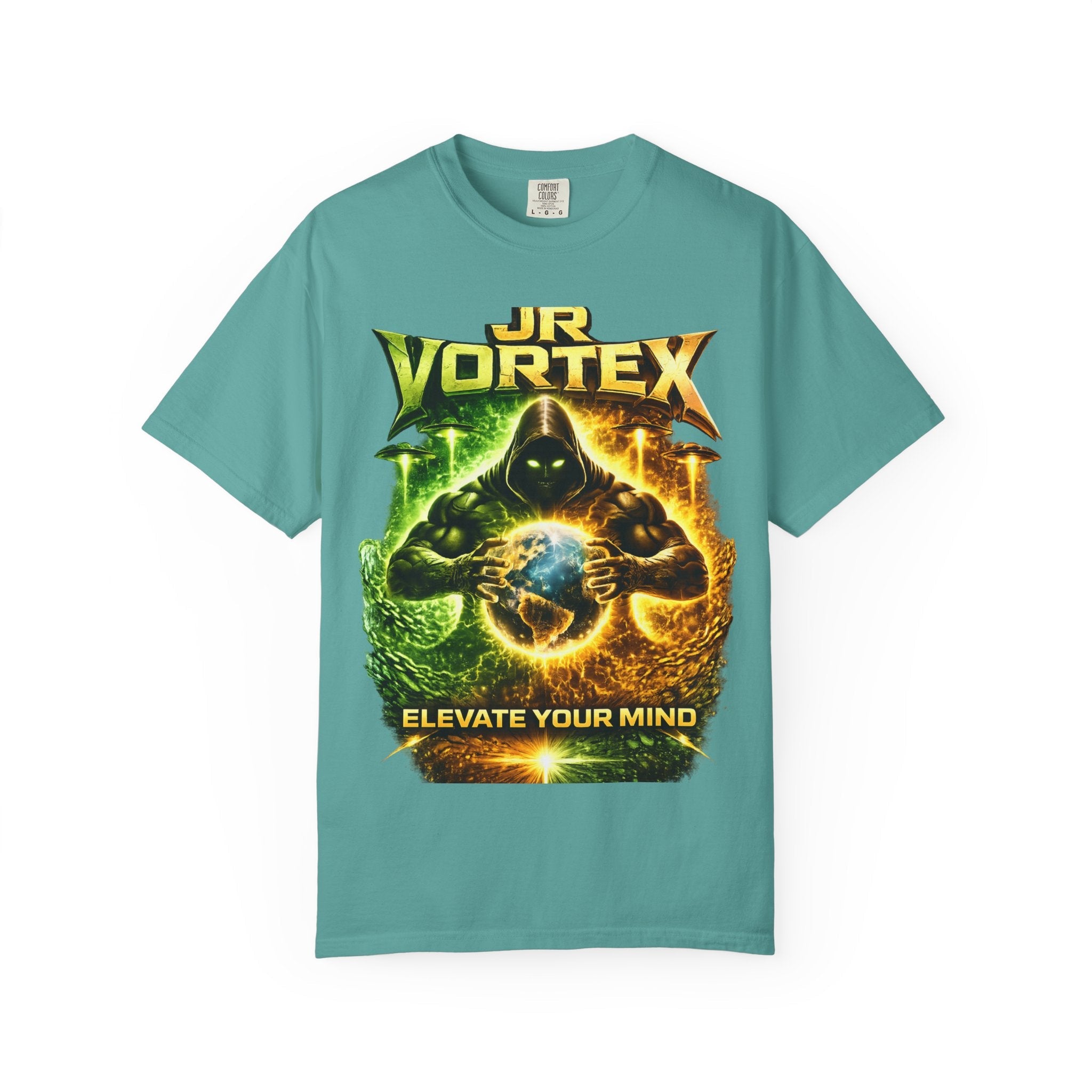 JR Vortex "Elevate Your Mind" Graphic T-Shirt Printify