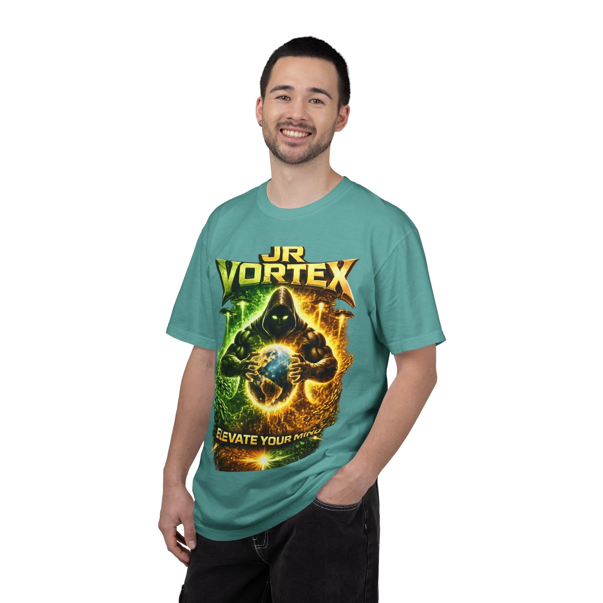 JR Vortex "Elevate Your Mind" Graphic T-Shirt Printify