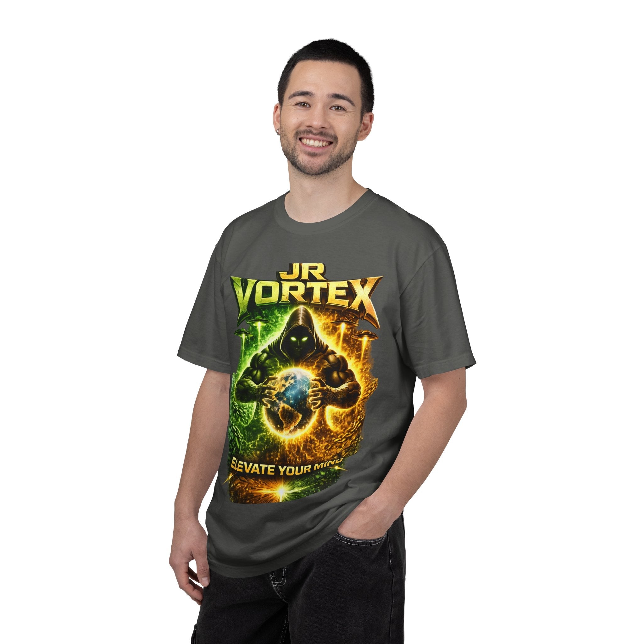JR Vortex "Elevate Your Mind" Graphic T-Shirt Printify