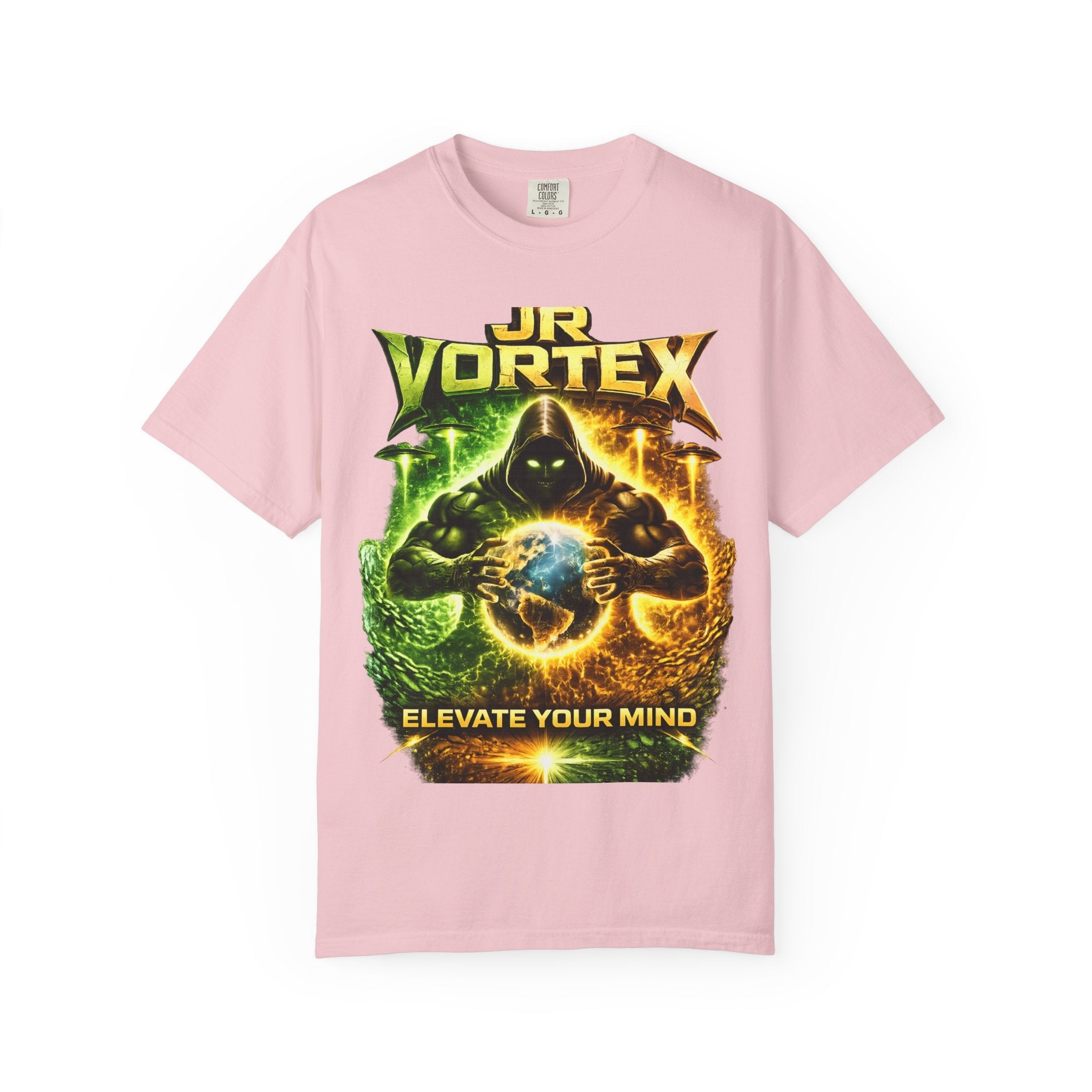 JR Vortex "Elevate Your Mind" Graphic T-Shirt Printify