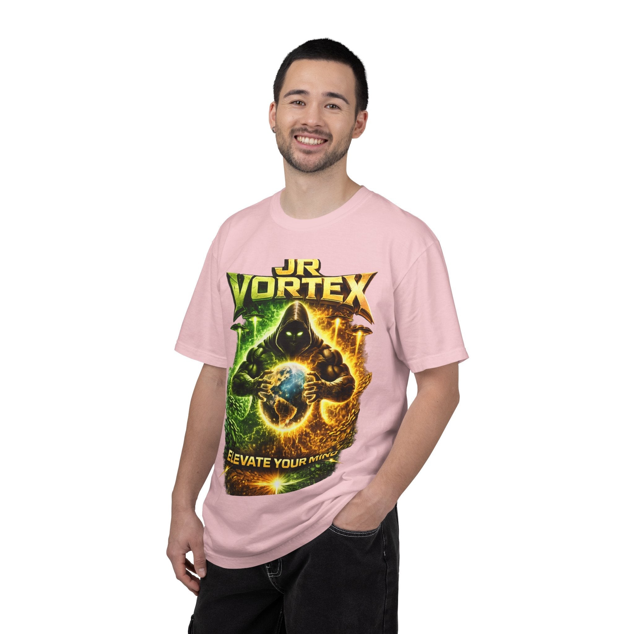 JR Vortex "Elevate Your Mind" Graphic T-Shirt Printify