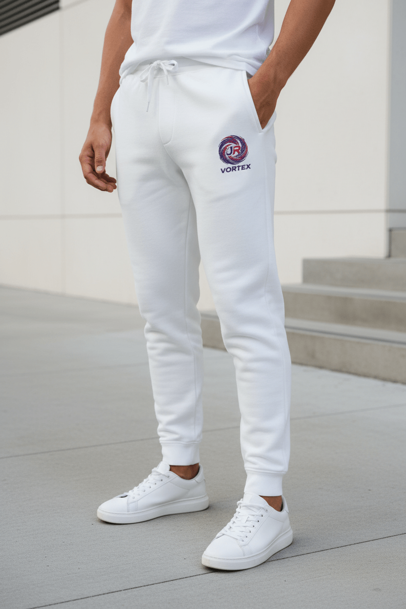 JR Vortex White Joggers Lifestyle