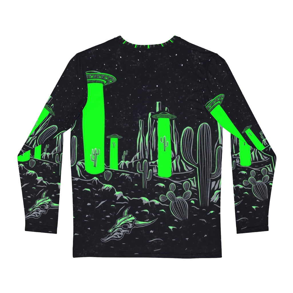 JR Vortex — “Green Signal Landing” AOP Long Sleeve Printify