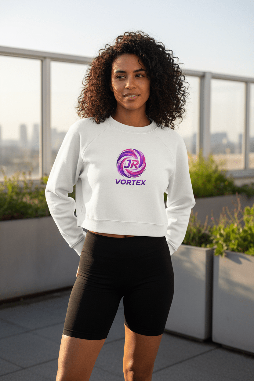 JR Vortex Crop Sweatshirt Hero