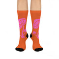JR Vortex Mushroom Crew Socks — Psychedelic Streetwear