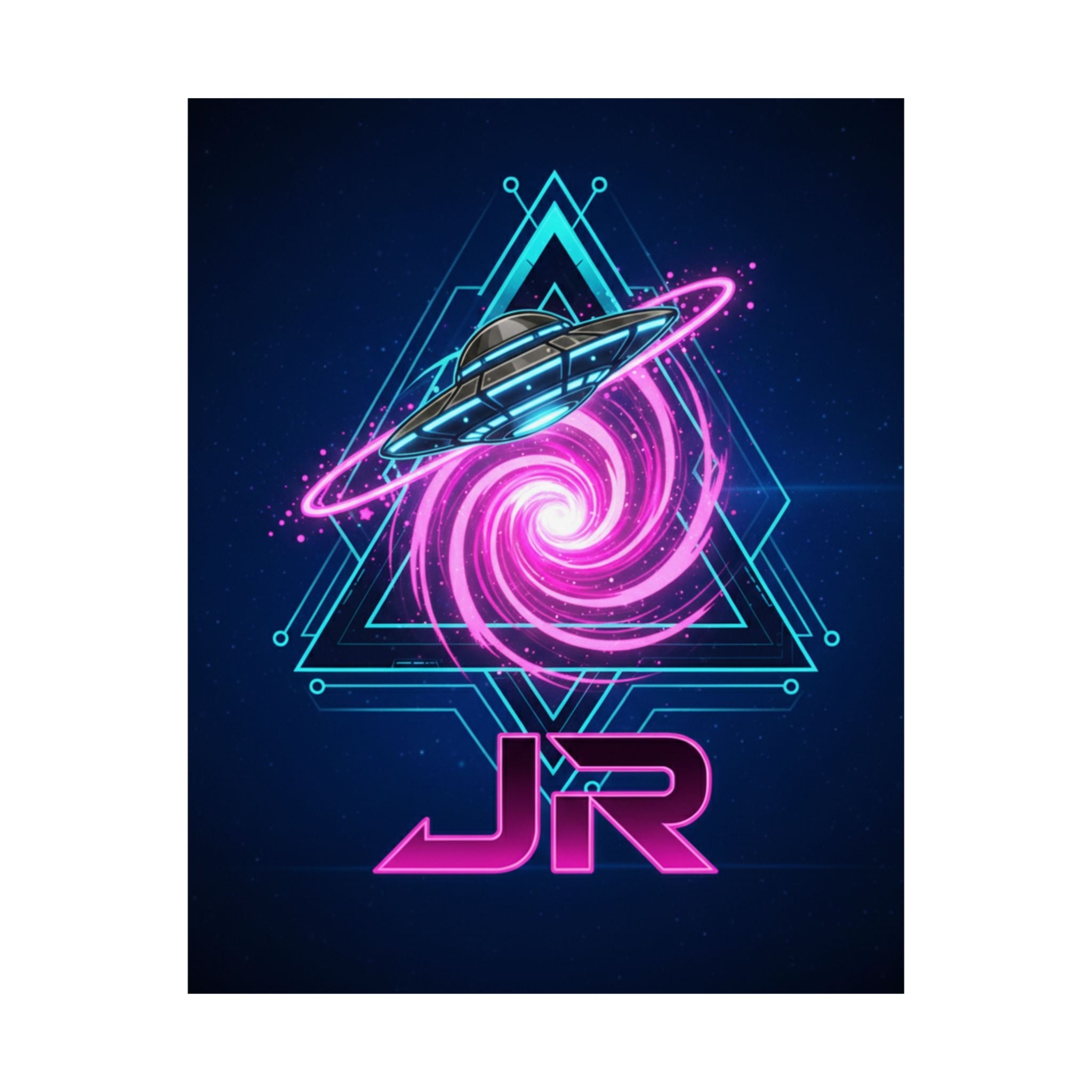 JR Vortex Portal Poster — Matte Vertical Wall Art