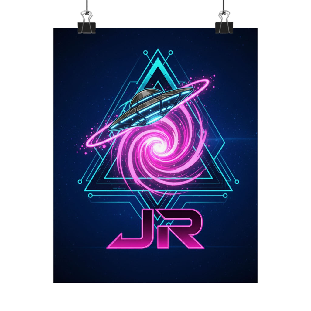 JR Vortex Portal Poster — Matte Vertical Wall Art