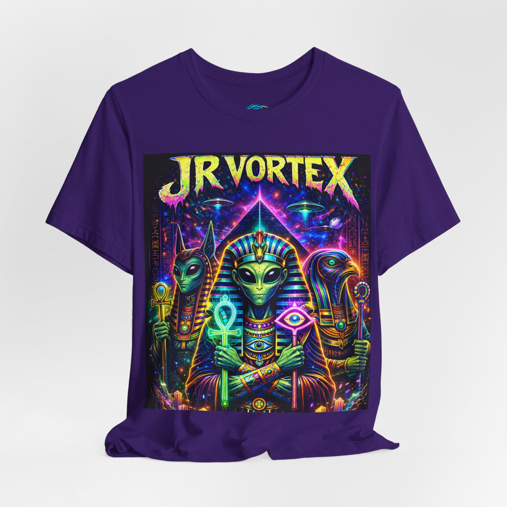 JR Vortex Psychedelic Egyptian Cat Tee Printify
