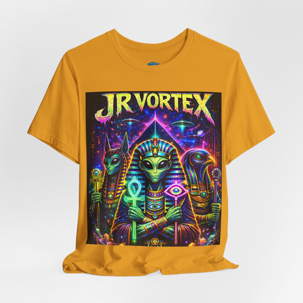 JR Vortex Psychedelic Egyptian Cat Tee Printify