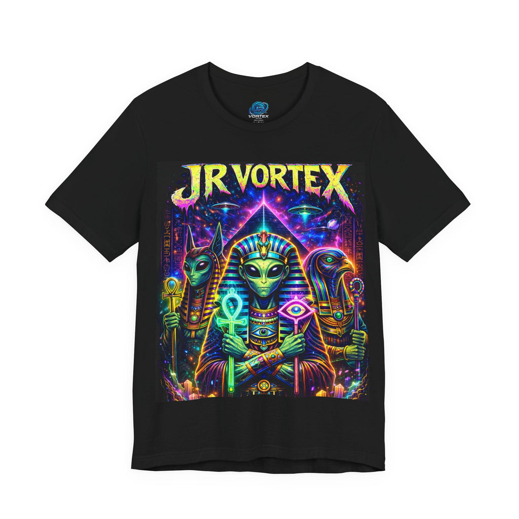 JR Vortex Psychedelic Egyptian Cat Tee Printify