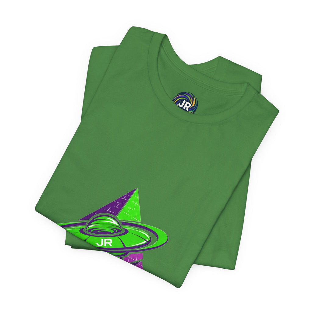 Retro UFO Unisex Short Sleeve Tee, Cosmic Tee, Graphic T-shirt, Space Themed Top, Planet Lovers Shirt, Gift for Sci-Fi Fans Printify
