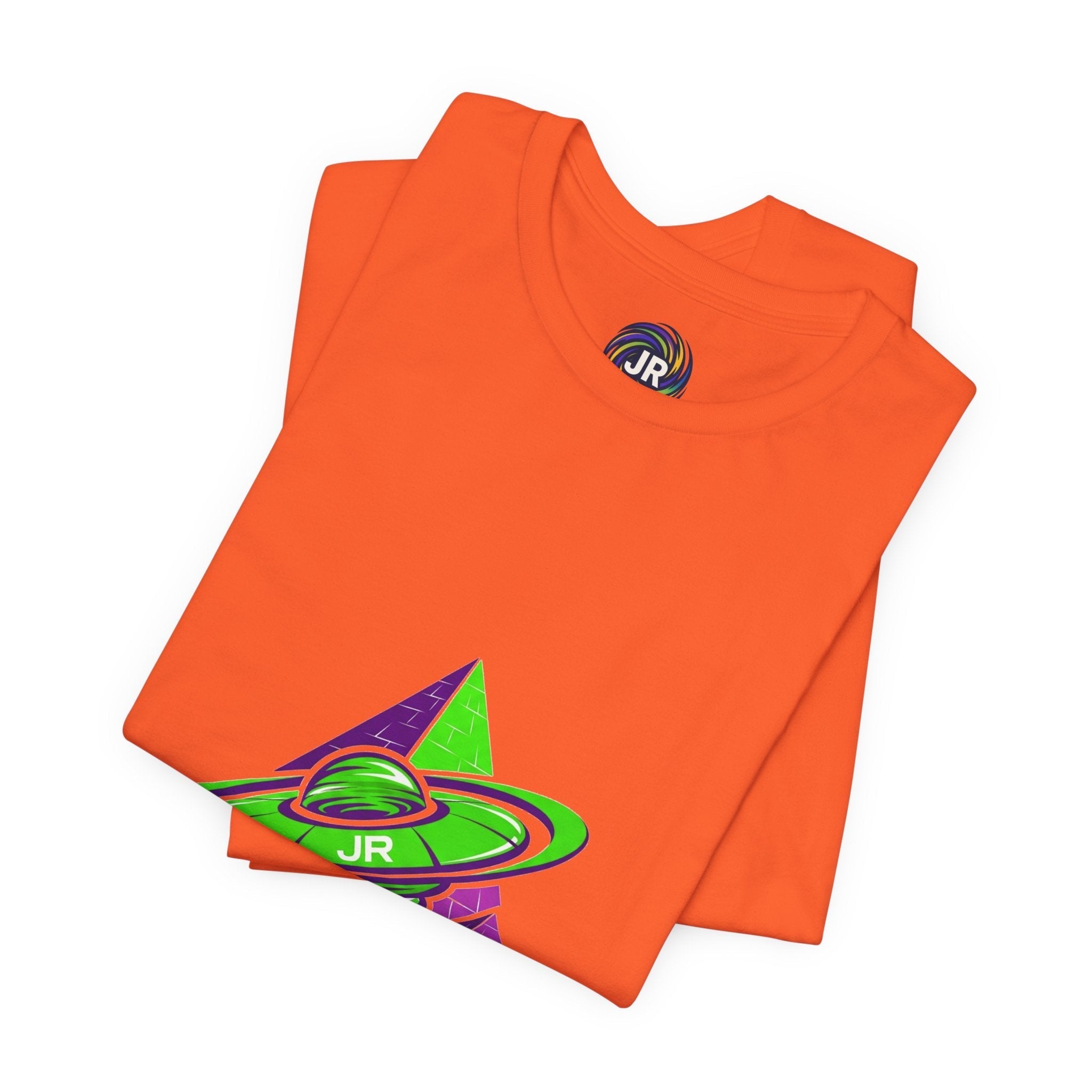 Retro UFO Unisex Short Sleeve Tee, Cosmic Tee, Graphic T-shirt, Space Themed Top, Planet Lovers Shirt, Gift for Sci-Fi Fans Printify