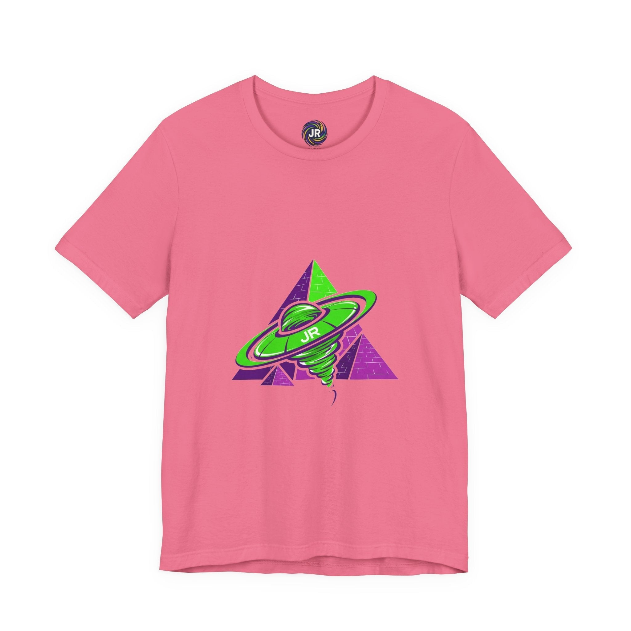 Retro UFO Unisex Short Sleeve Tee, Cosmic Tee, Graphic T-shirt, Space Themed Top, Planet Lovers Shirt, Gift for Sci-Fi Fans Printify