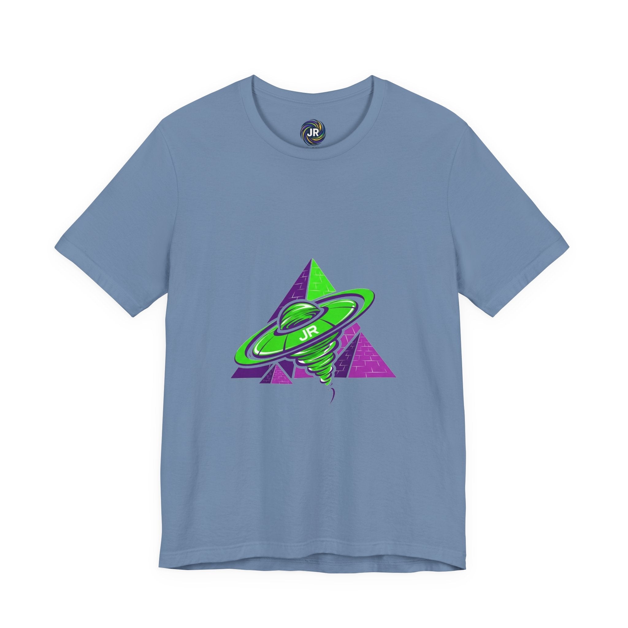Retro UFO Unisex Short Sleeve Tee, Cosmic Tee, Graphic T-shirt, Space Themed Top, Planet Lovers Shirt, Gift for Sci-Fi Fans Printify