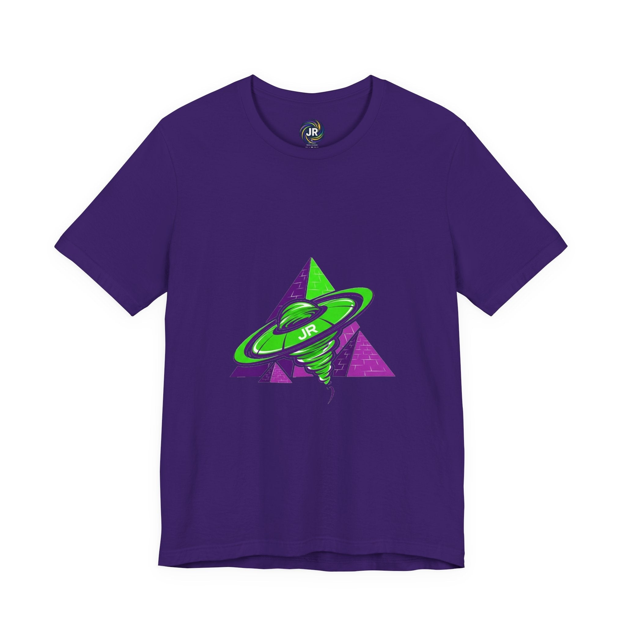 Retro UFO Unisex Short Sleeve Tee, Cosmic Tee, Graphic T-shirt, Space Themed Top, Planet Lovers Shirt, Gift for Sci-Fi Fans Printify