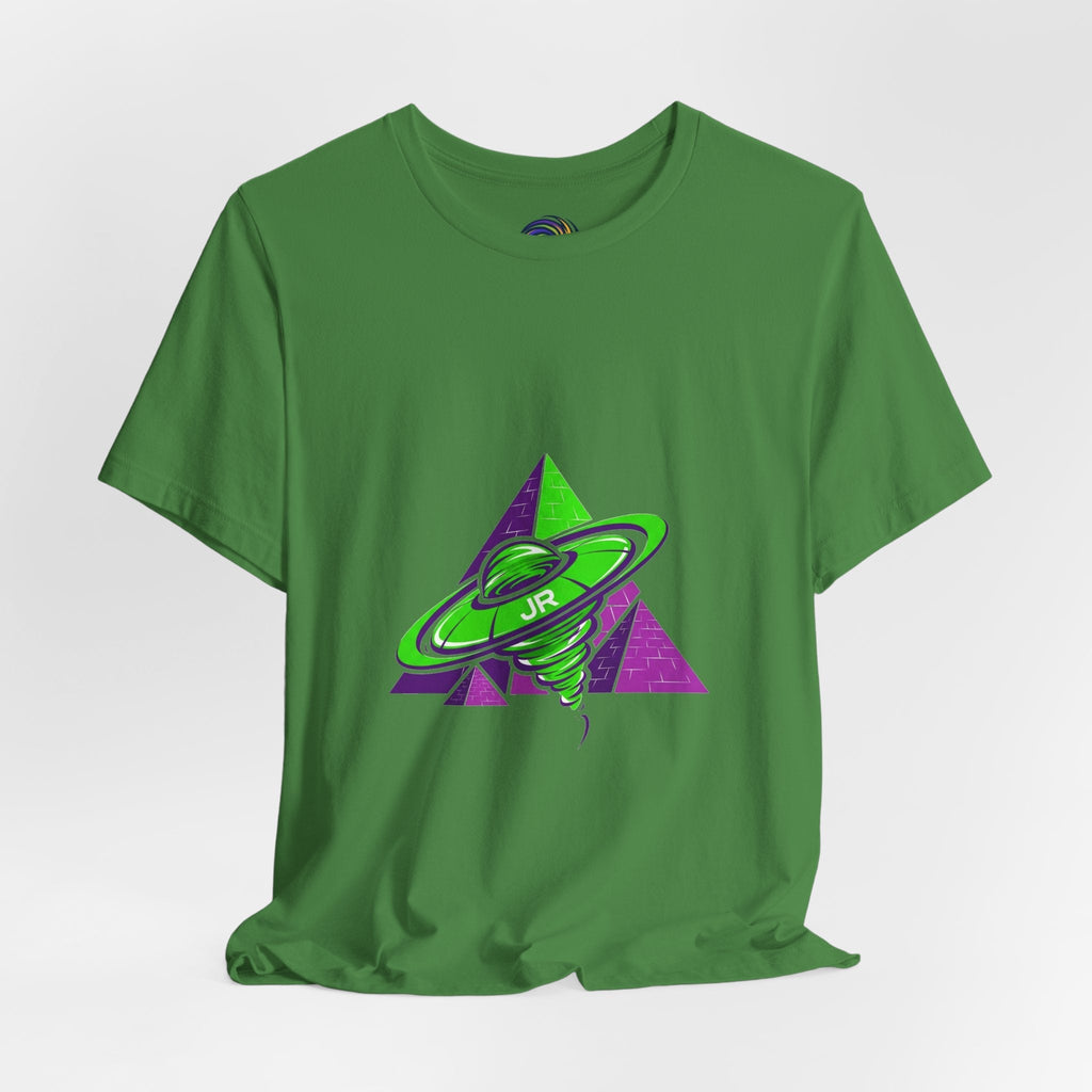 Retro UFO Unisex Short Sleeve Tee, Cosmic Tee, Graphic T-shirt, Space Themed Top, Planet Lovers Shirt, Gift for Sci-Fi Fans Printify