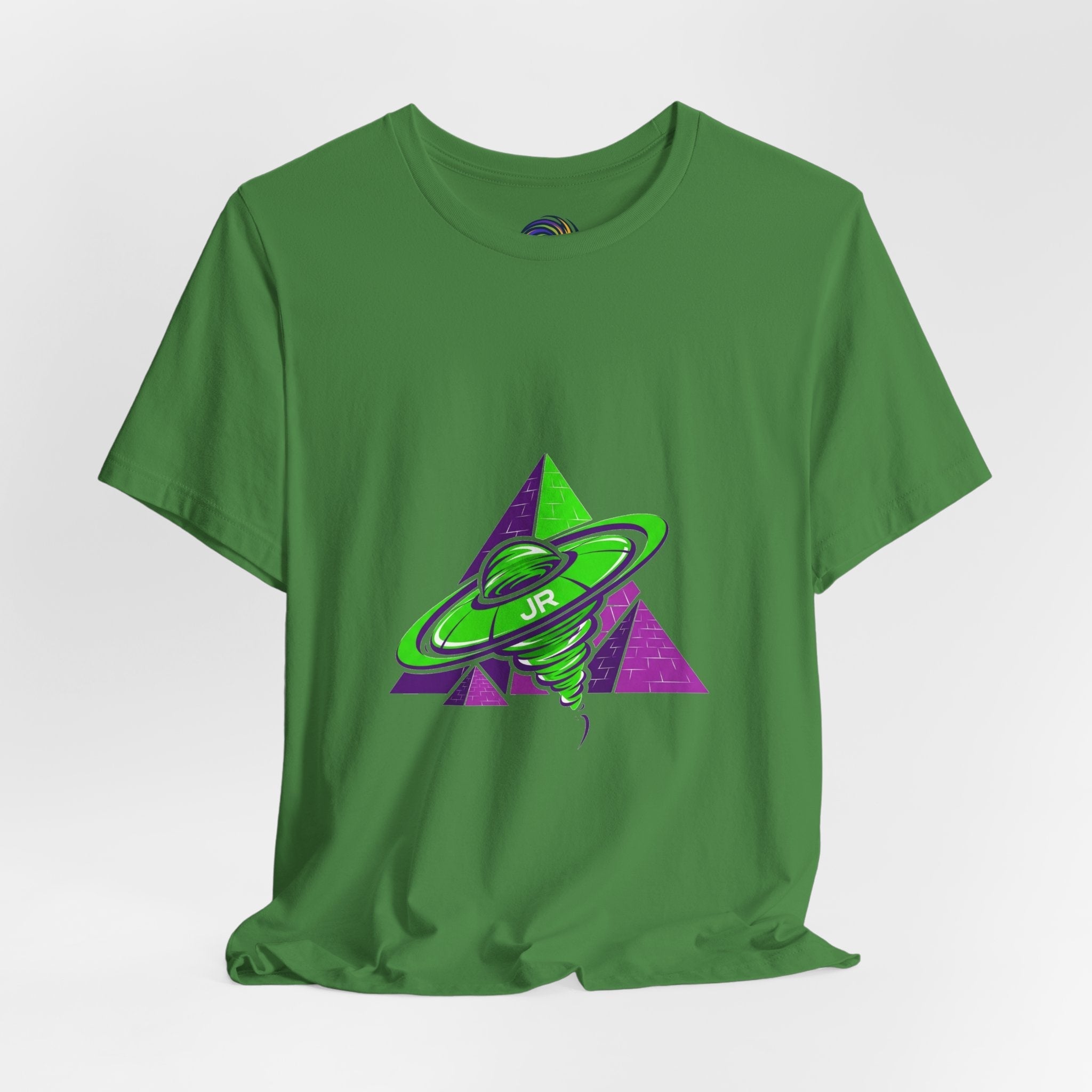 Retro UFO Unisex Short Sleeve Tee, Cosmic Tee, Graphic T-shirt, Space Themed Top, Planet Lovers Shirt, Gift for Sci-Fi Fans Printify