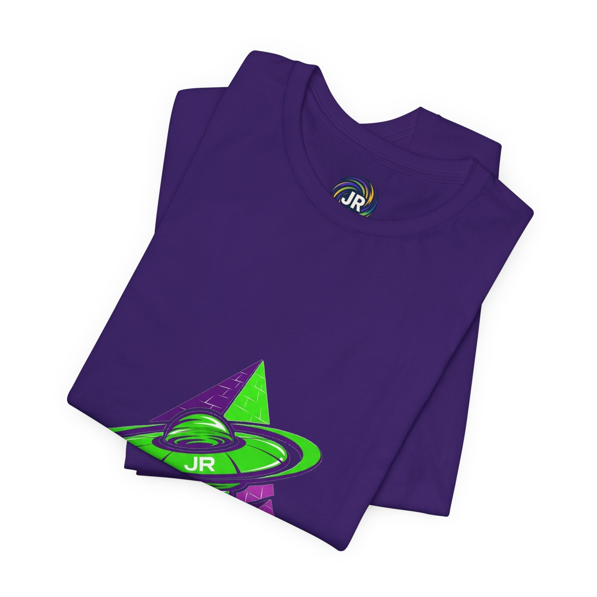 Retro UFO Unisex Short Sleeve Tee, Cosmic Tee, Graphic T-shirt, Space Themed Top, Planet Lovers Shirt, Gift for Sci-Fi Fans Printify