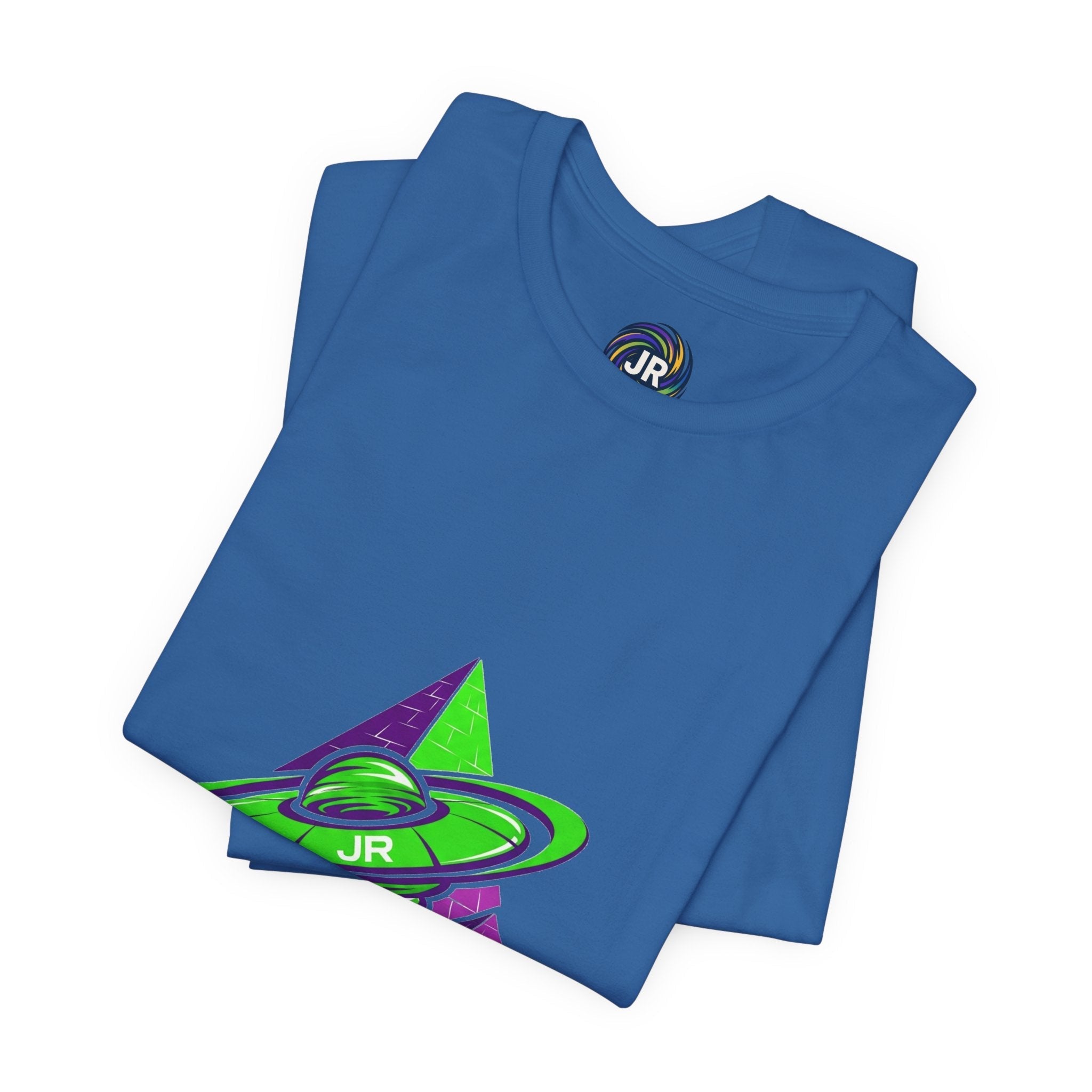 Retro UFO Unisex Short Sleeve Tee, Cosmic Tee, Graphic T-shirt, Space Themed Top, Planet Lovers Shirt, Gift for Sci-Fi Fans Printify