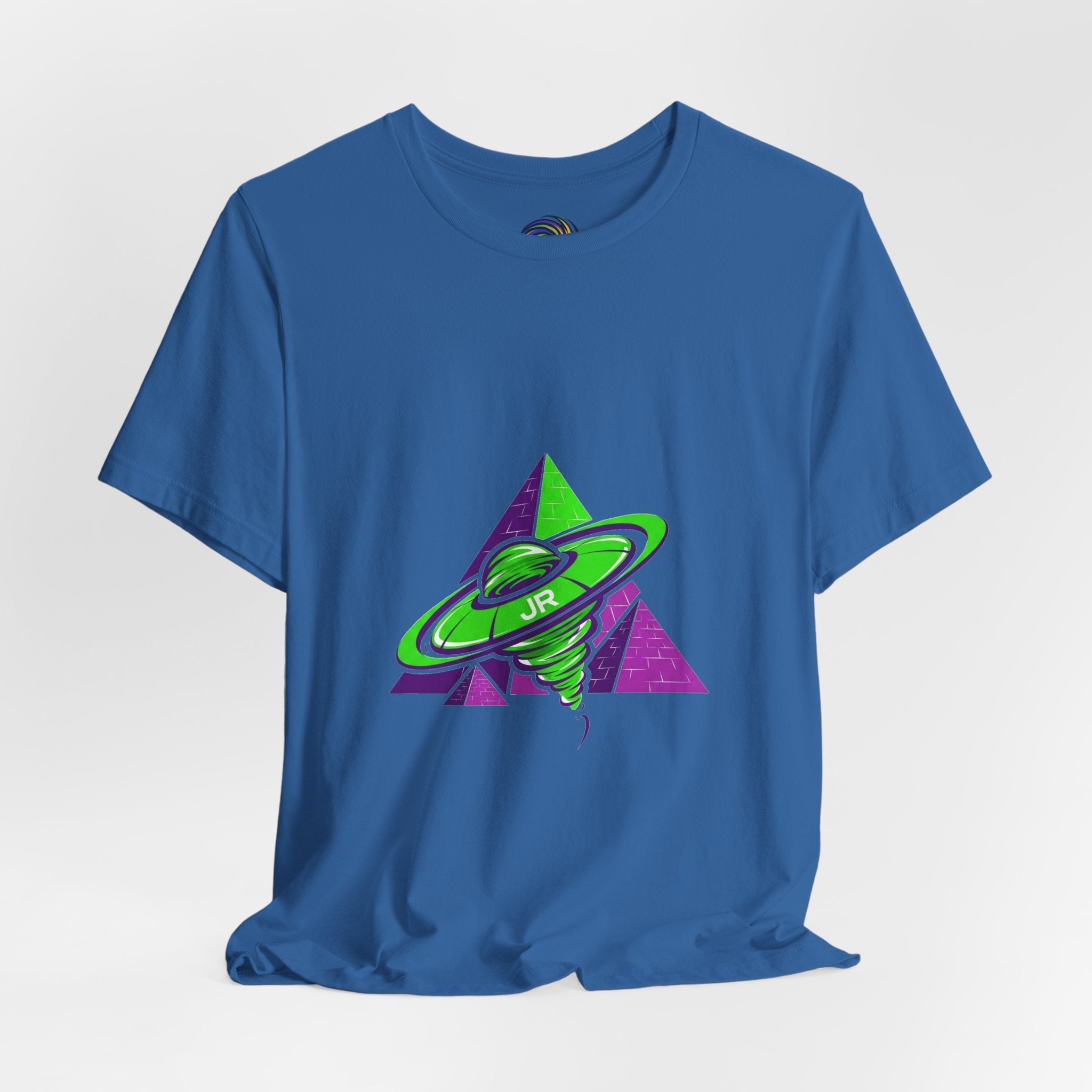 Retro UFO Unisex Short Sleeve Tee, Cosmic Tee, Graphic T-shirt, Space Themed Top, Planet Lovers Shirt, Gift for Sci-Fi Fans Printify