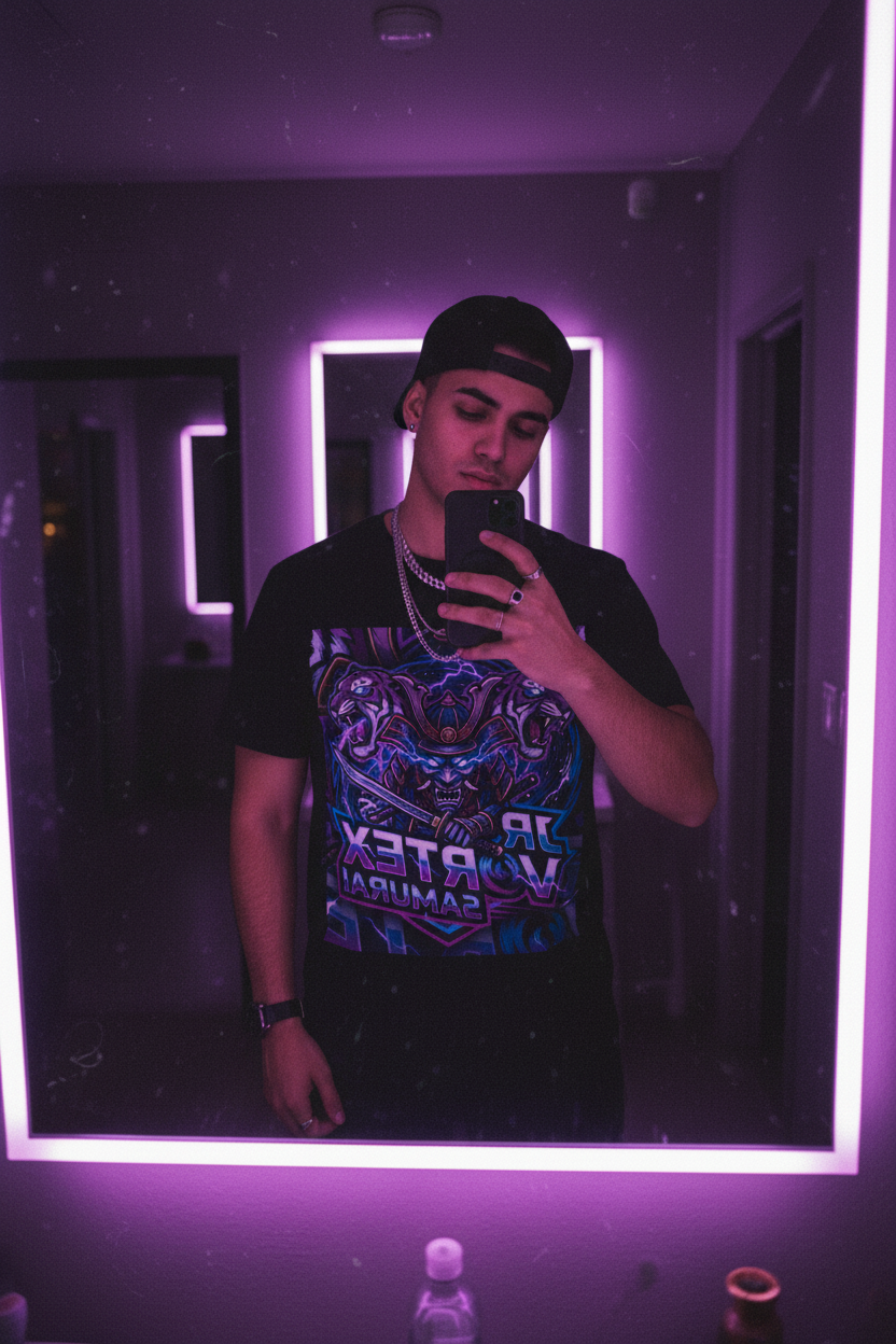 JR Vortex Samurai — Mirror Selfie