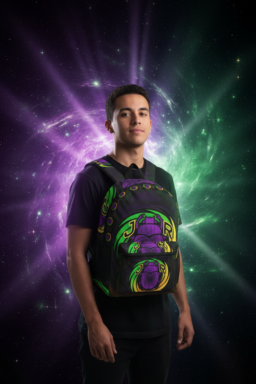JR Vortex Scarab Backpack — Portal Cosmic Shot