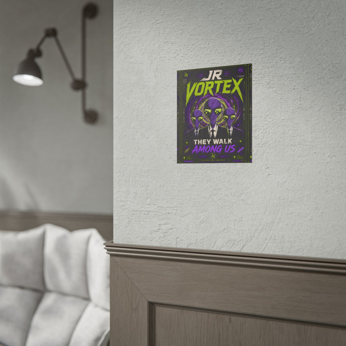JR Vortex – They Walk Among Us Alien Poster
