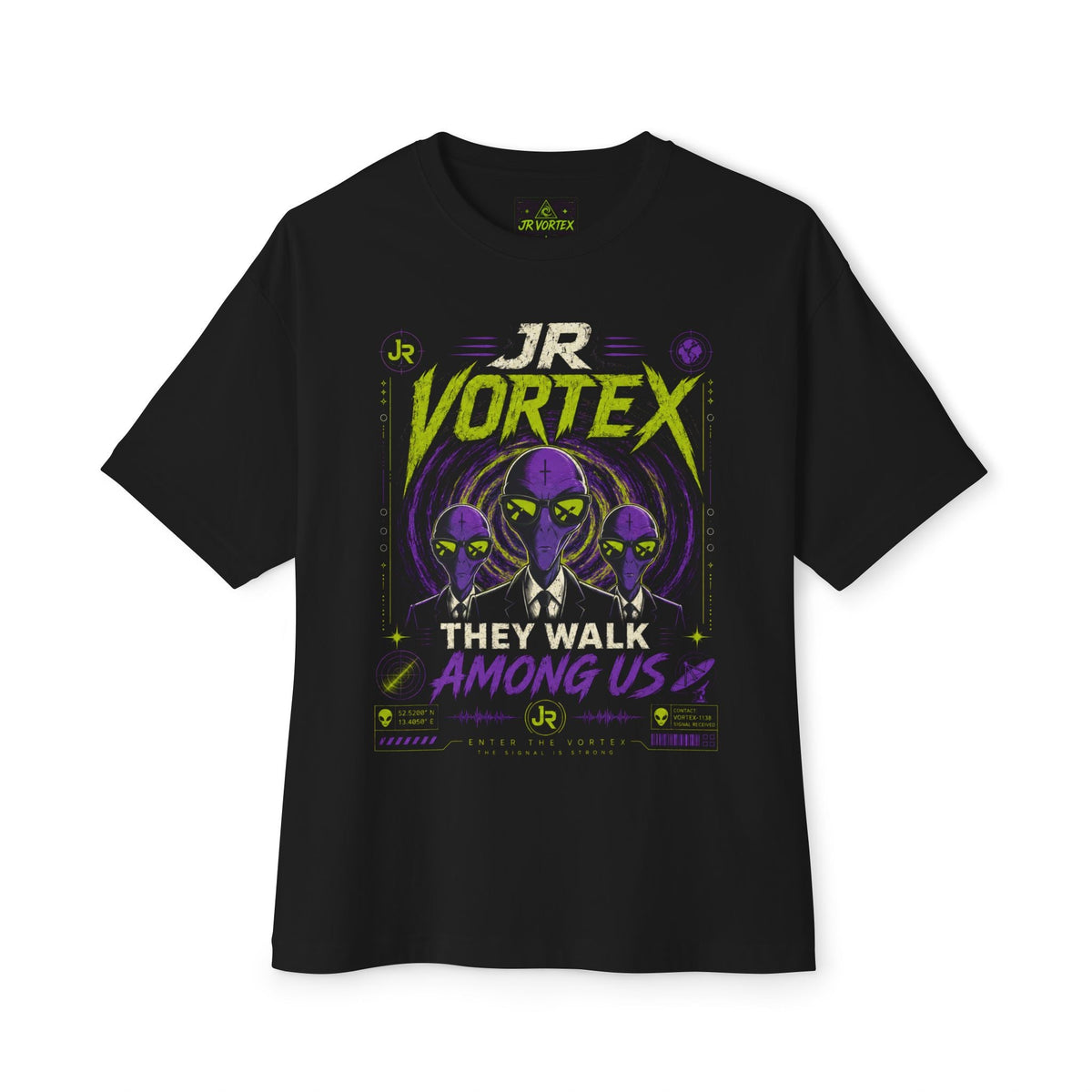 JR Vortex – They Walk Among Us Oversized Tee