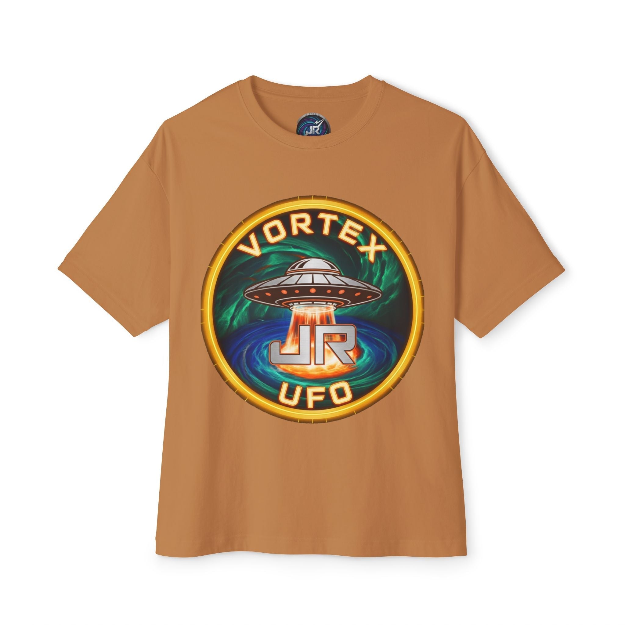 UFO Vortex Graphic Tee — Retro Alien Spaceship T-Shirt Printify