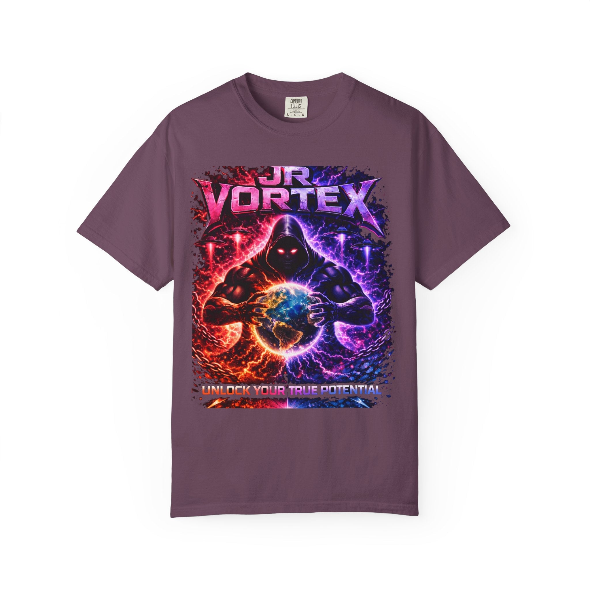 JR Vortex "Unlock Your True Potential" Graphic Tee Printify